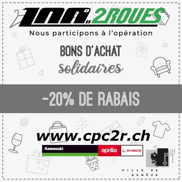 -20% grâce aux bons solidaires 100%2-Roues