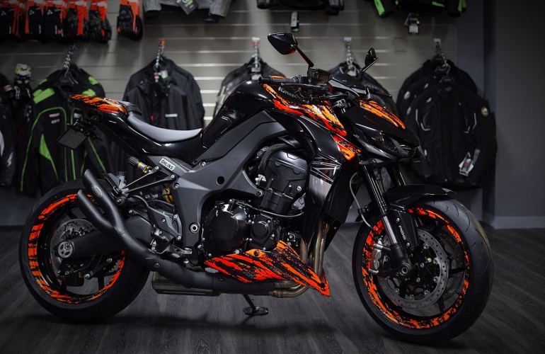 KAWASAKI Z1000RR ORANGE MAGMA 100% 2-ROUES