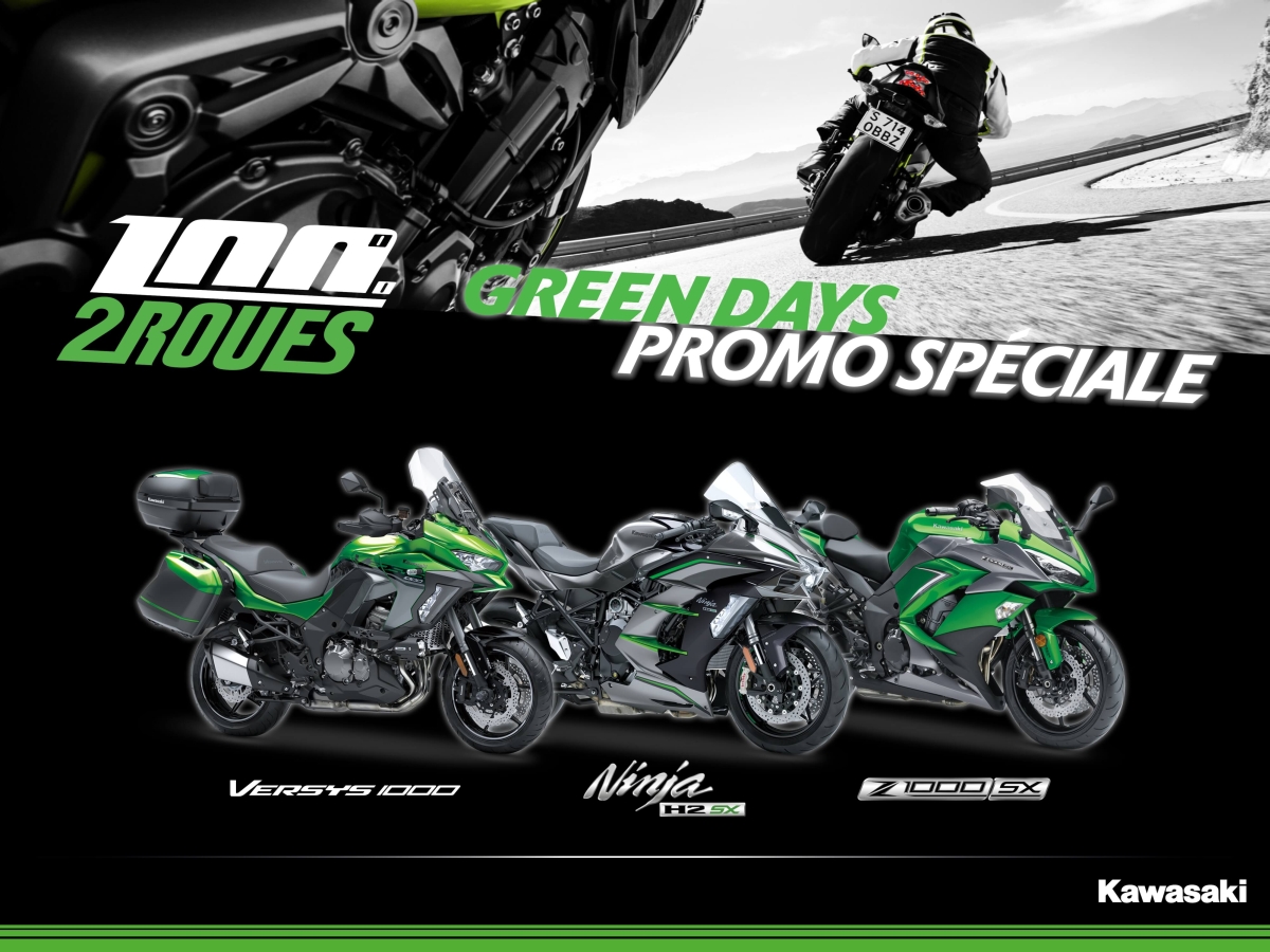 Promos Green Days 100% 2-Roues